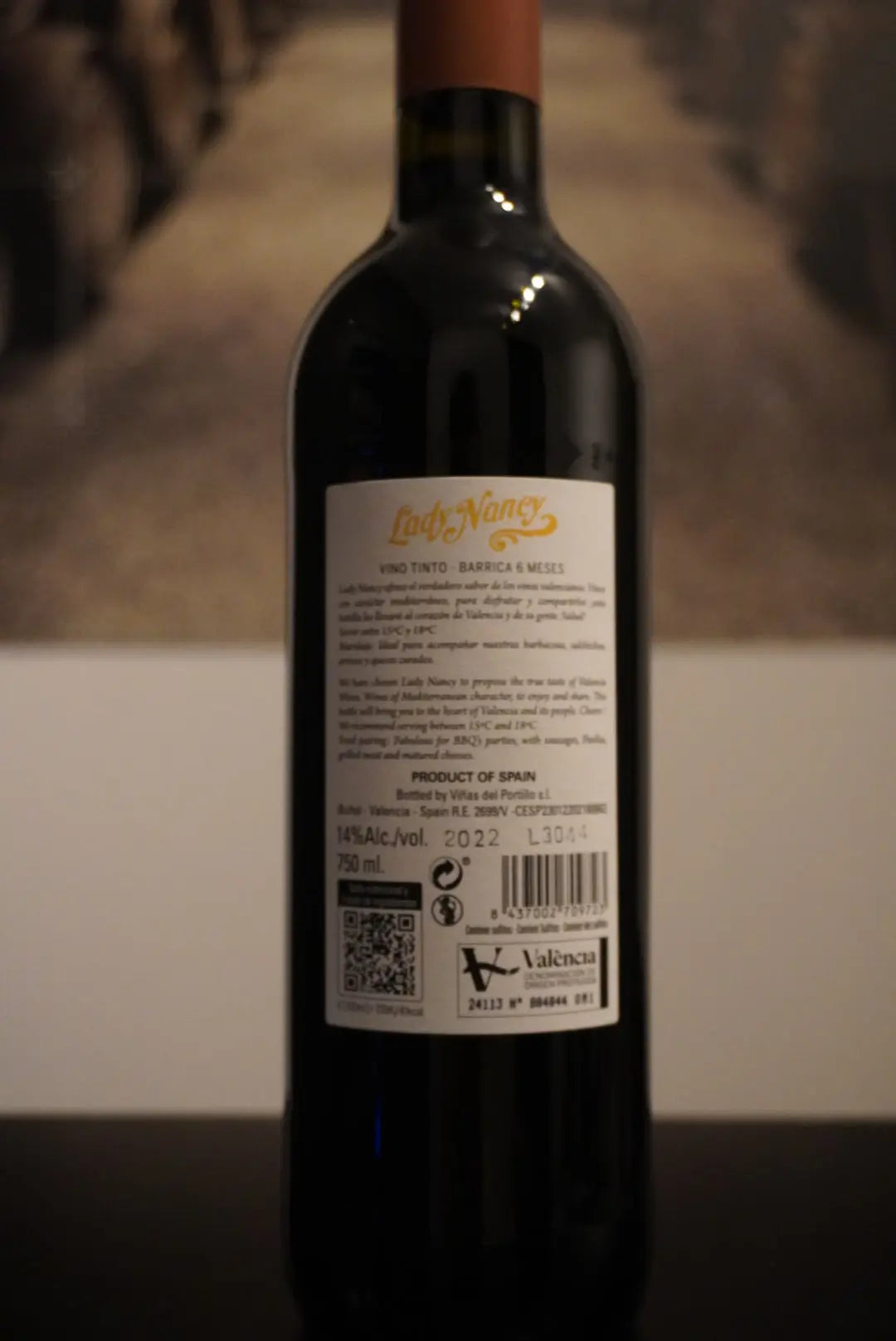 Viñas del Portillo Valencia DOP Lady Nancy Barrica 6