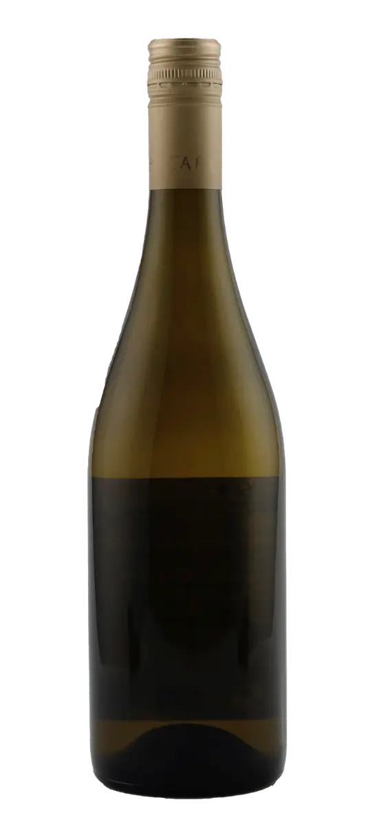 Bodegas Anadas Catalunya DO Care Blanco sobre Lias Alleen Backlabel op fles