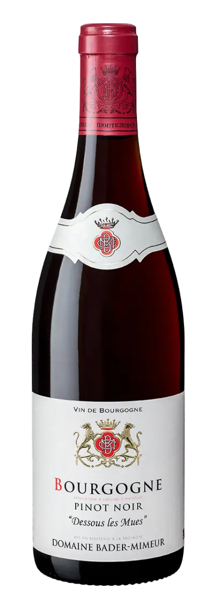 Bader-Mimeur Bourgogne AC Pinot Noir Dessous Mues