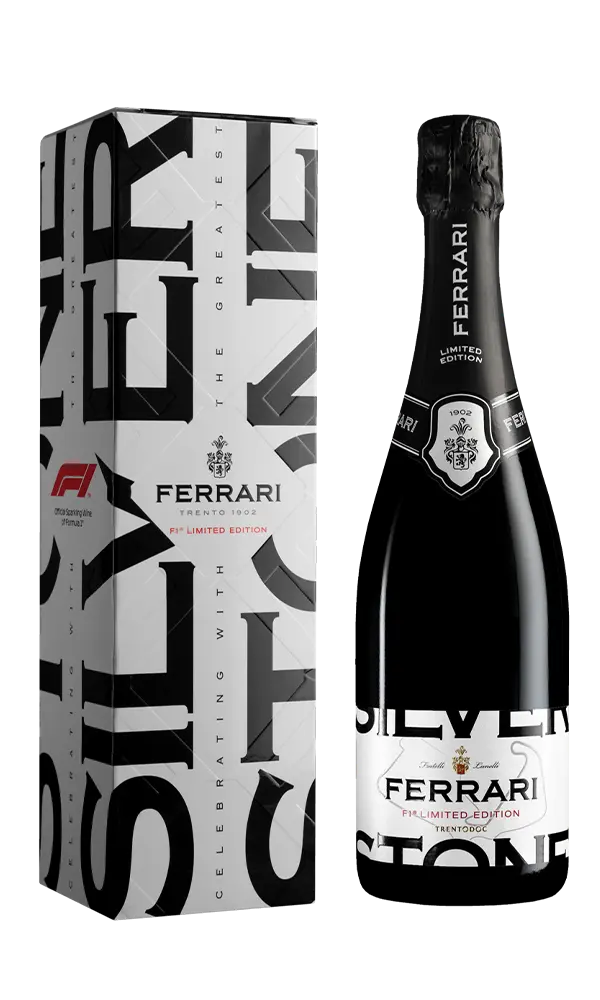 Ferrari Trento DOC Brut Cities Special Cuvée F1 Silverstone in geschenkverpakking
