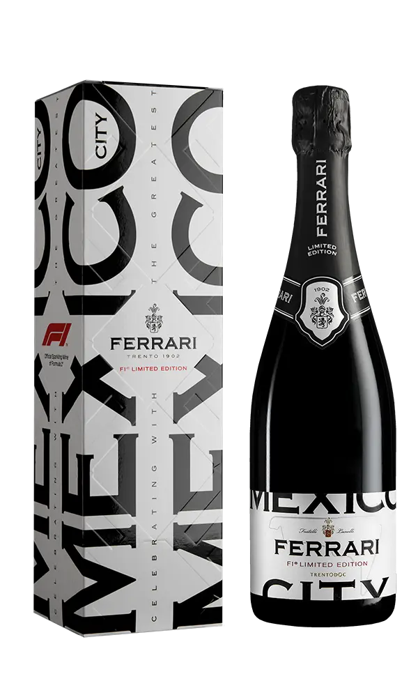 Ferrari Trento DOC Brut Cities Special Cuvée F1 Mexico City in geschenkverpakking