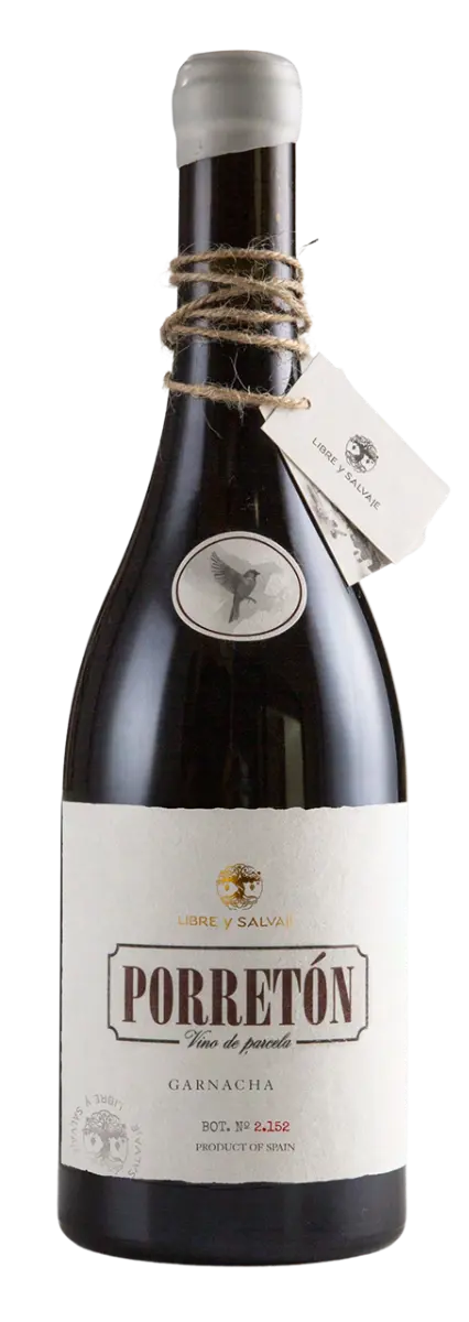 Libre y Salvaje Cariñena DOP Porretón Garnacha
