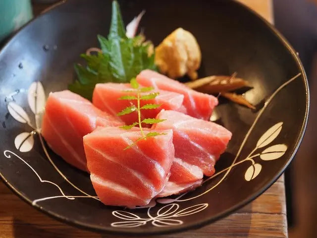 wijn bij tonijn sashimi
