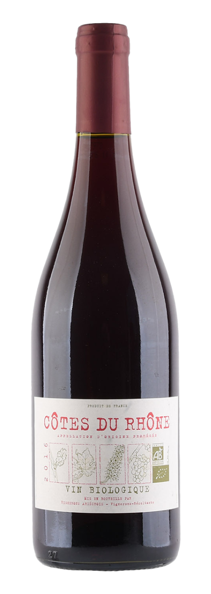 Vignerons Ardéchois Côtes du Rhône AC   BIO