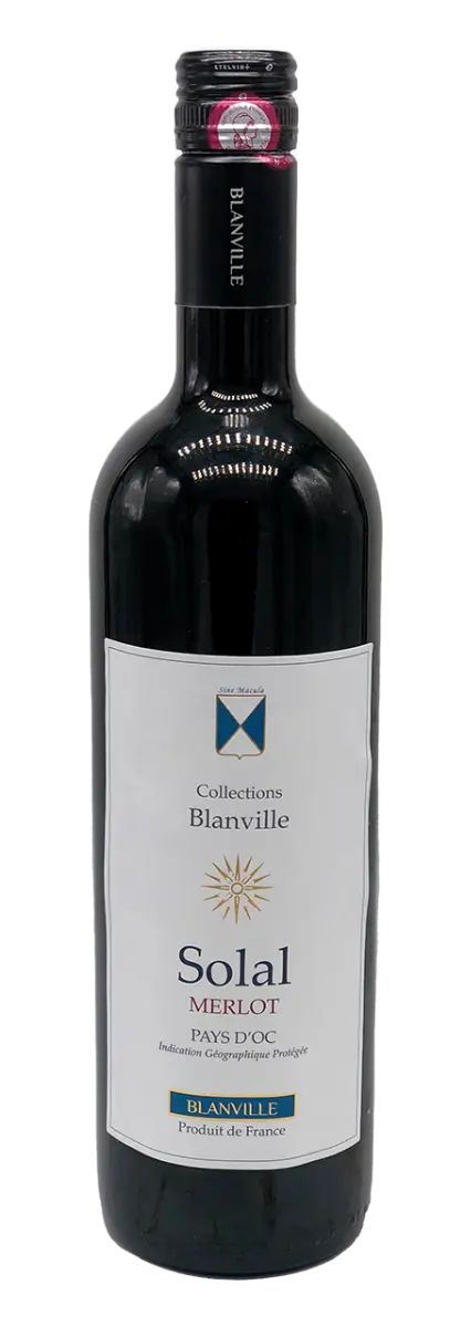 Château Haut-Blanville Pays d'Oc IGP Solal Merlot - 2023 