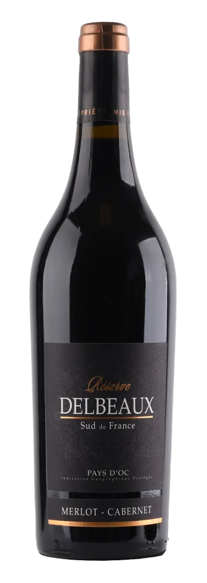 Delbeaux Pays d'Oc IGP Réserve Merlot-Cabernet - 2023 