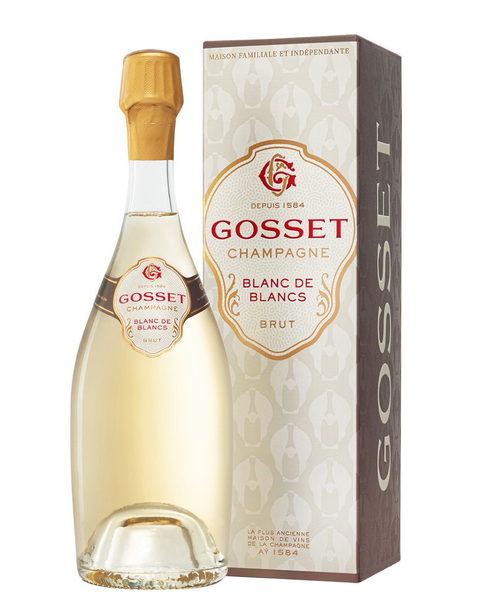 Champagne Gosset Champagne AC Grand Blanc de Blancs Brut in giftbox