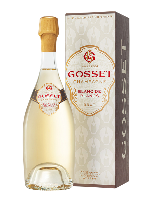 Champagne Gosset Champagne AC Grand Blanc de Blancs Brut in giftbox