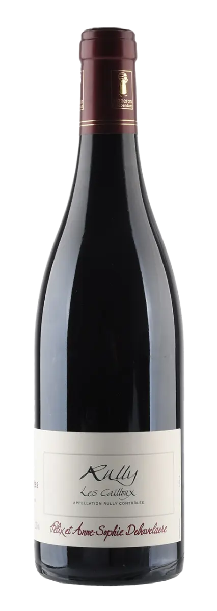 Domaine Rois Mages Rully AC Les Cailloux Pinot Noir Beschadigd etiket 