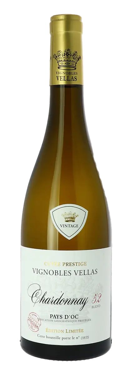 Vignobles Vellas Pays d'Oc IGP Chardonnay Blend 52 