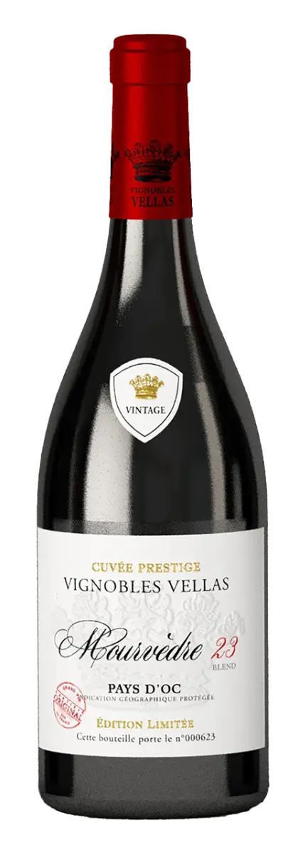 Vignobles Vellas Pays d'Oc IGP Mourvedre Blend 23 